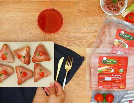 ba rọi nạc xông khói